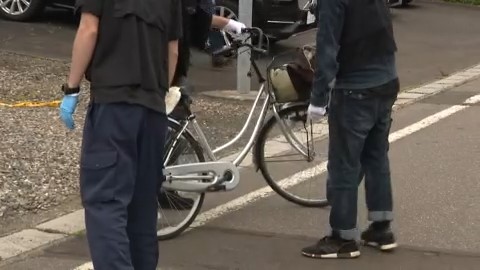 新聞配達中に襲われた現場（12日）