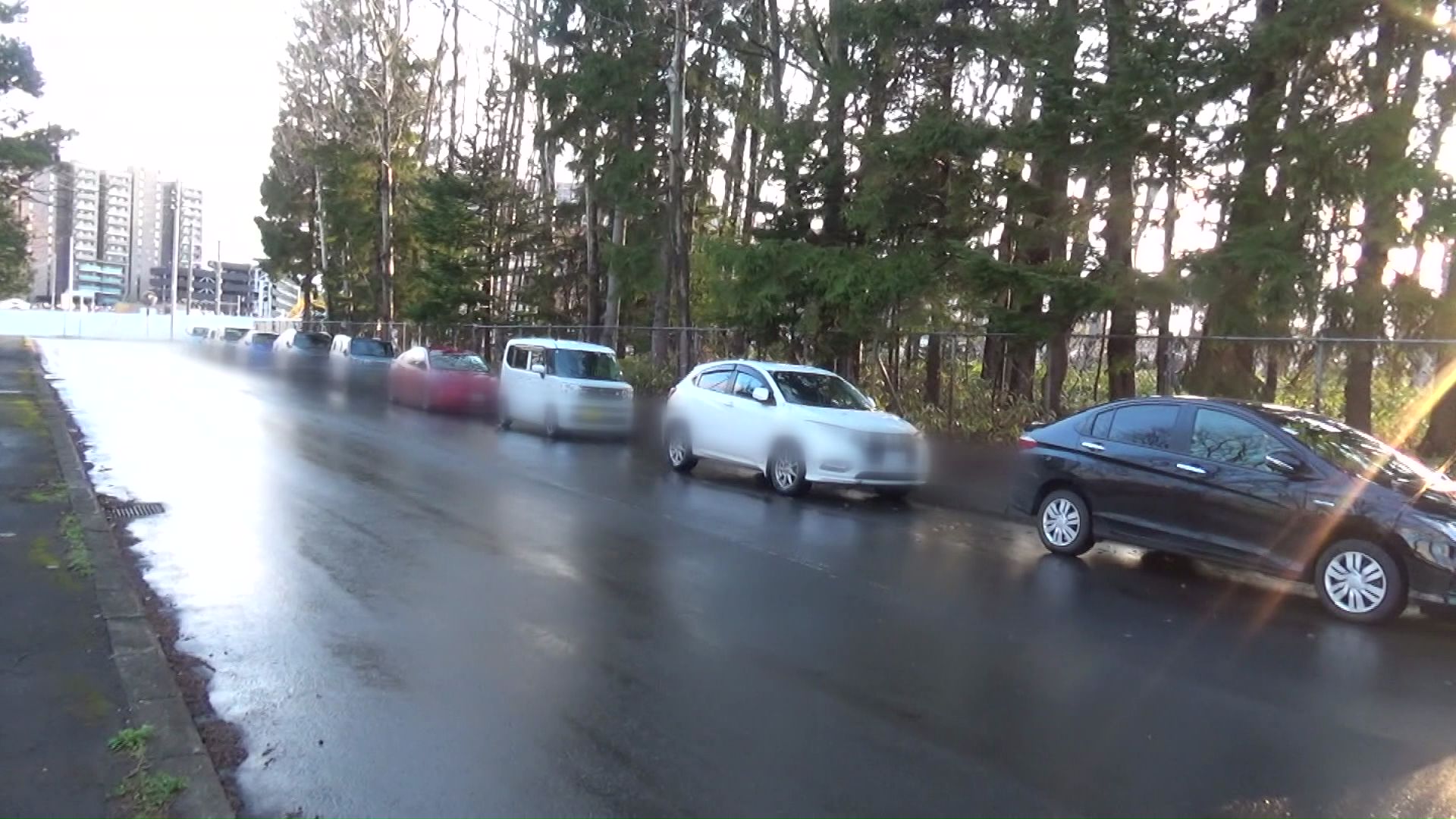 多いときには80台もの車が