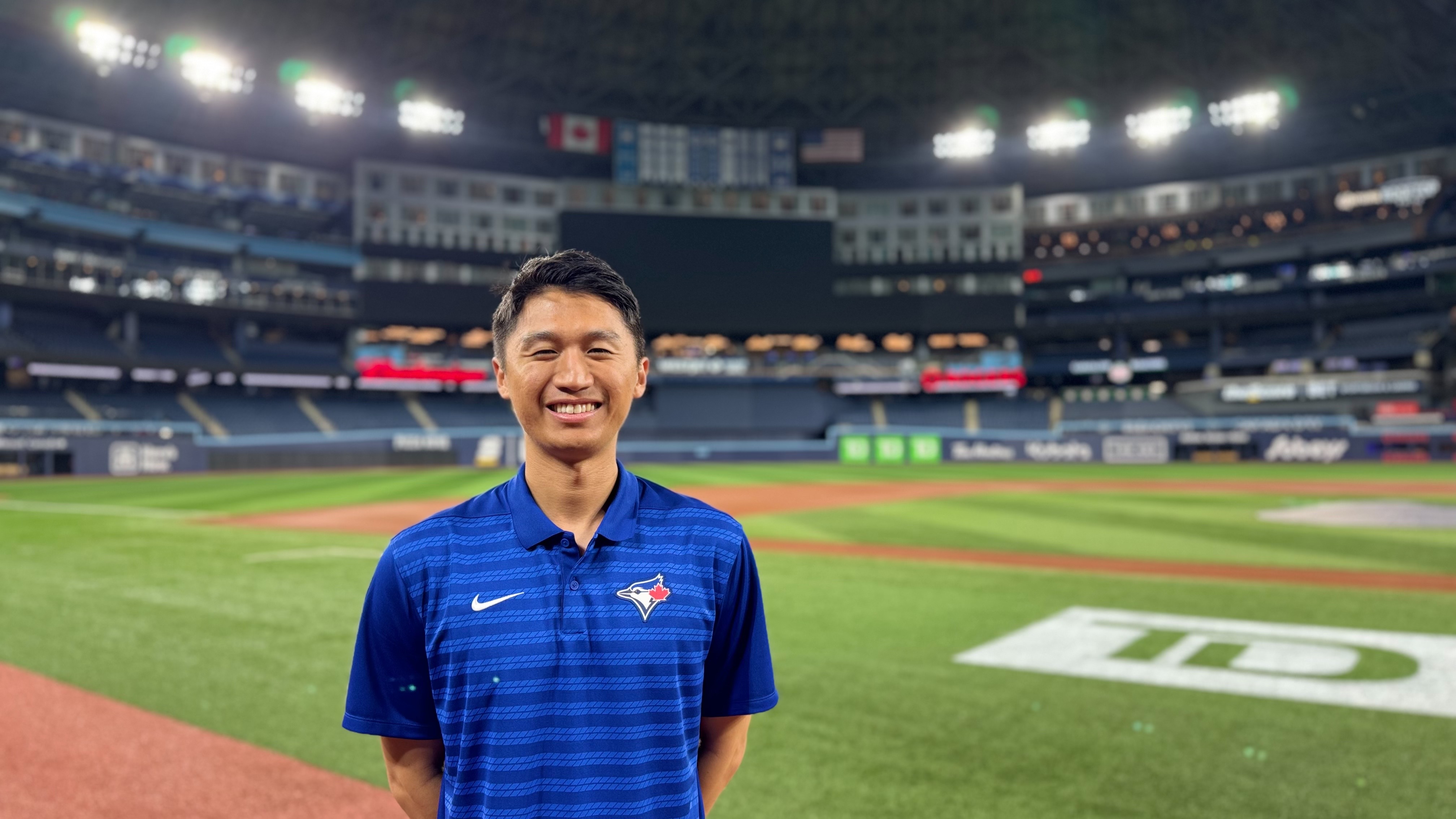 トロント・ブルージェイズのアナリストとして働く加藤さん