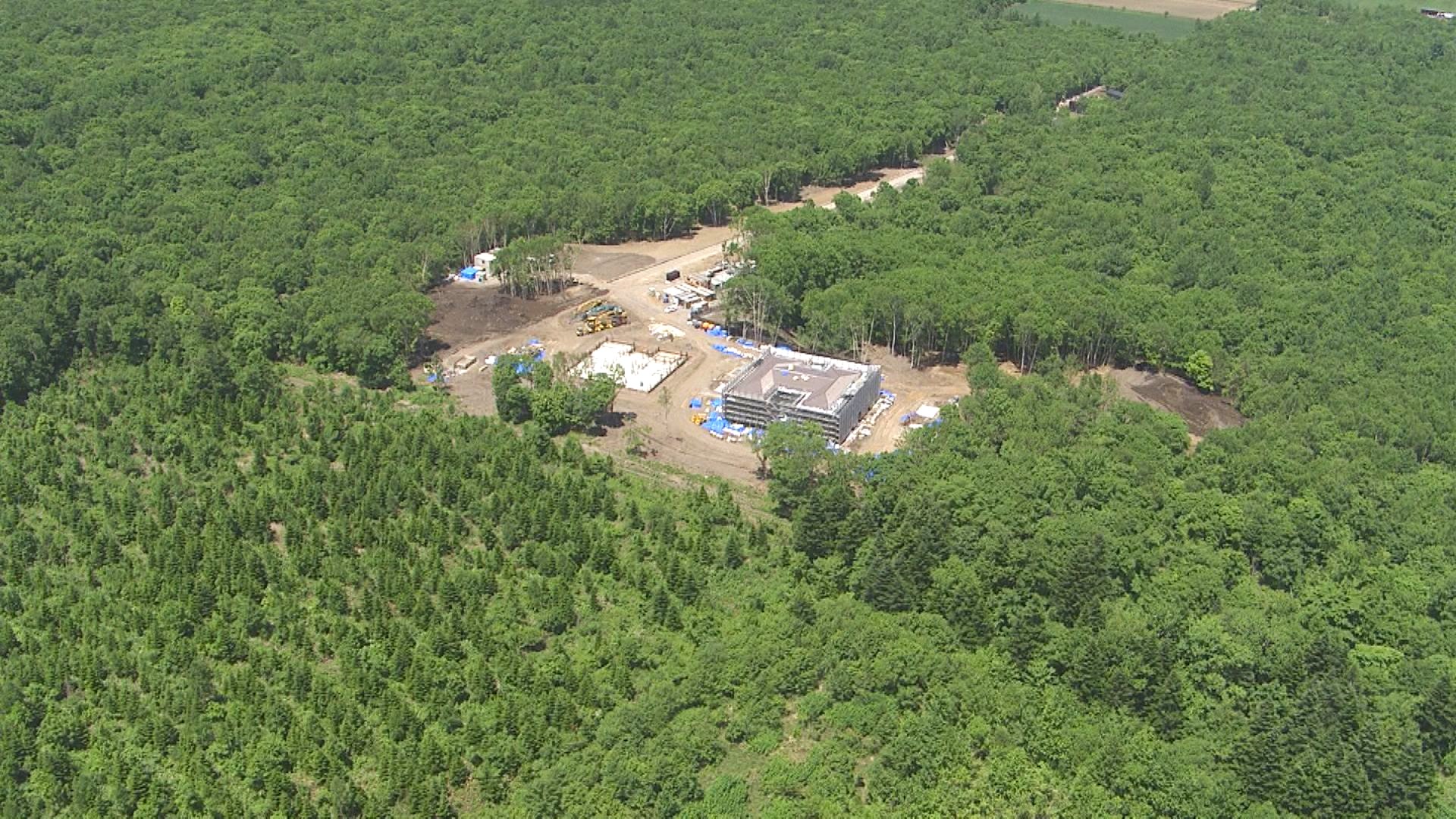 無許可開発の現場（北海道倶知安町）