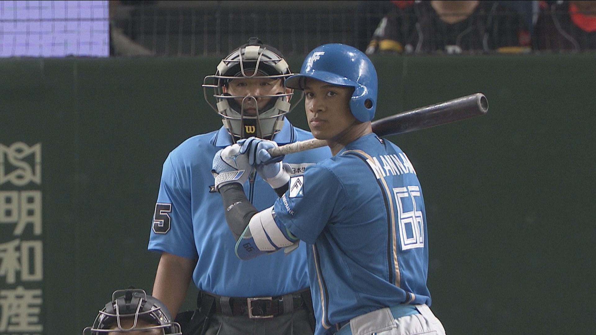 万波中正選手(2025年7月)