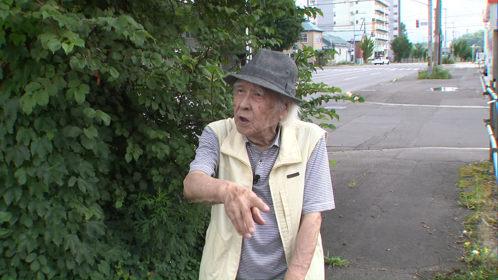 旭川市で空襲を体験した柴山進さん(92)
