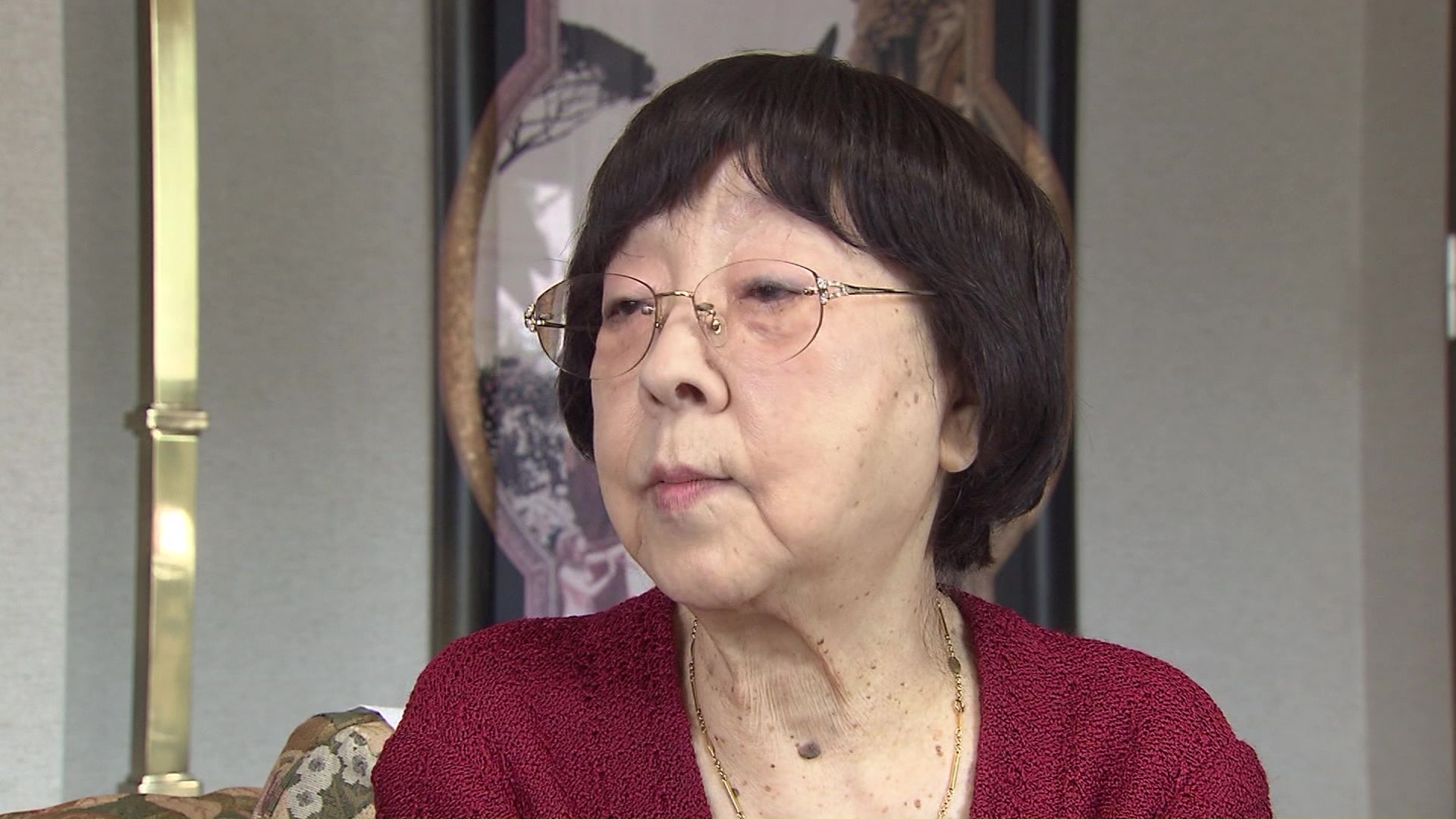 明日待子さん（当時98歳）
