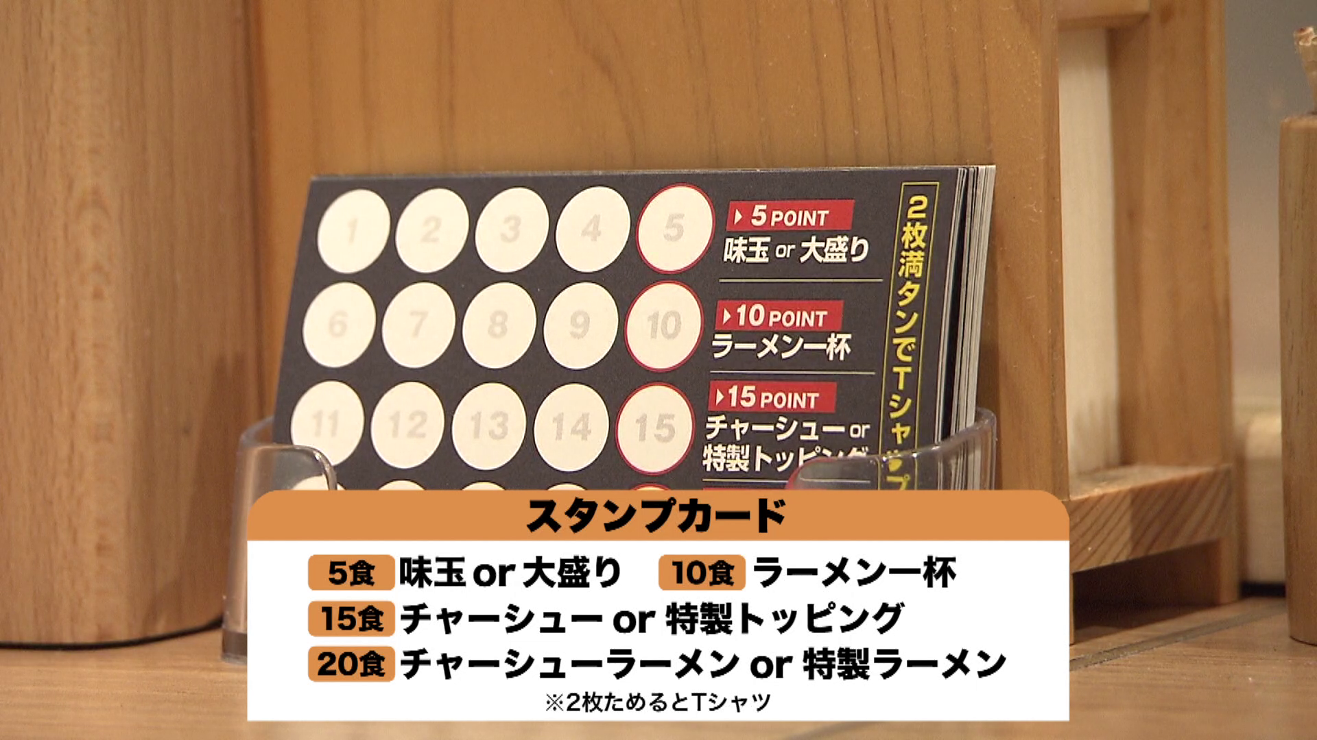 スタンプカードを実施