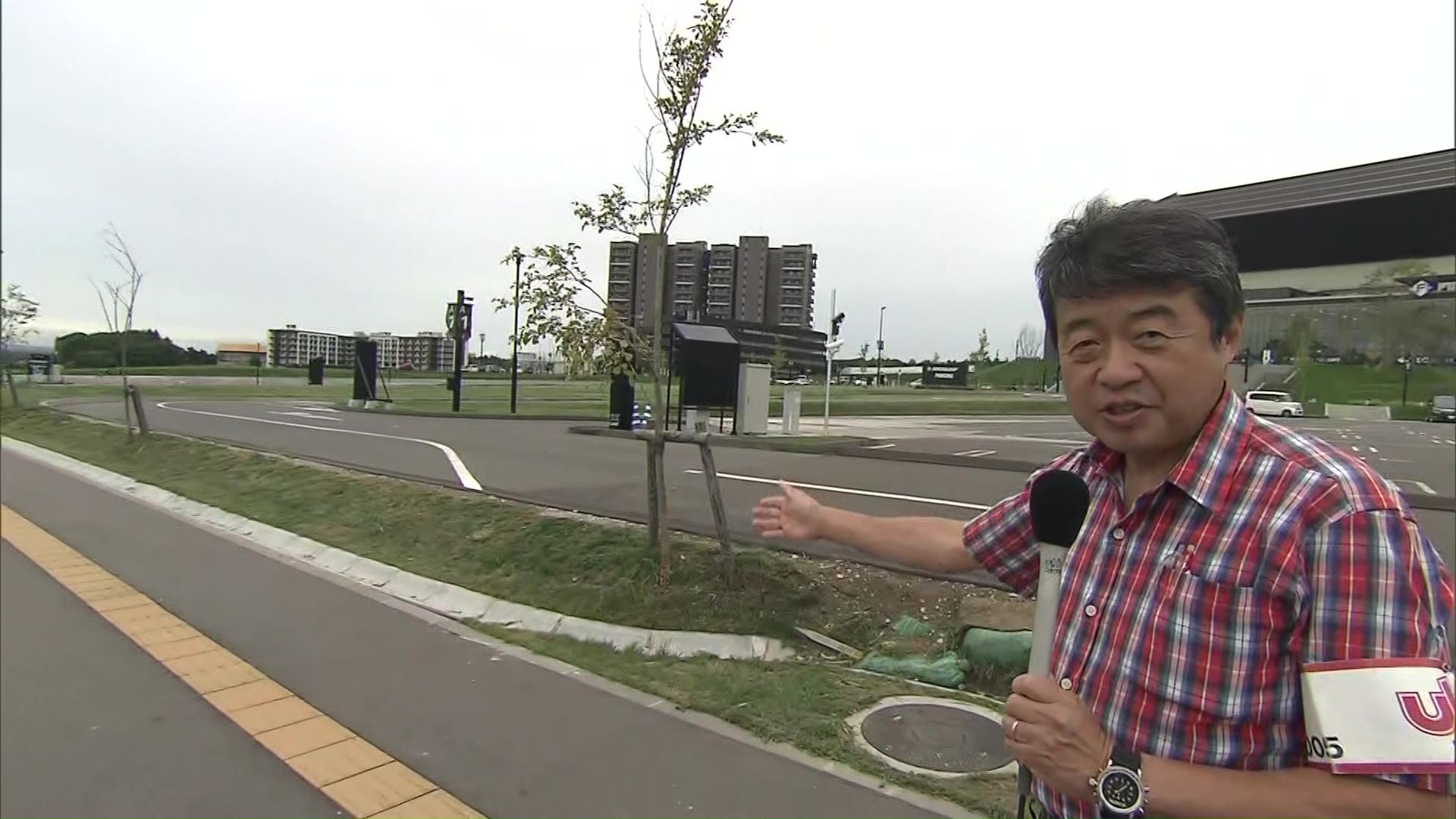 大学の工事は進まず