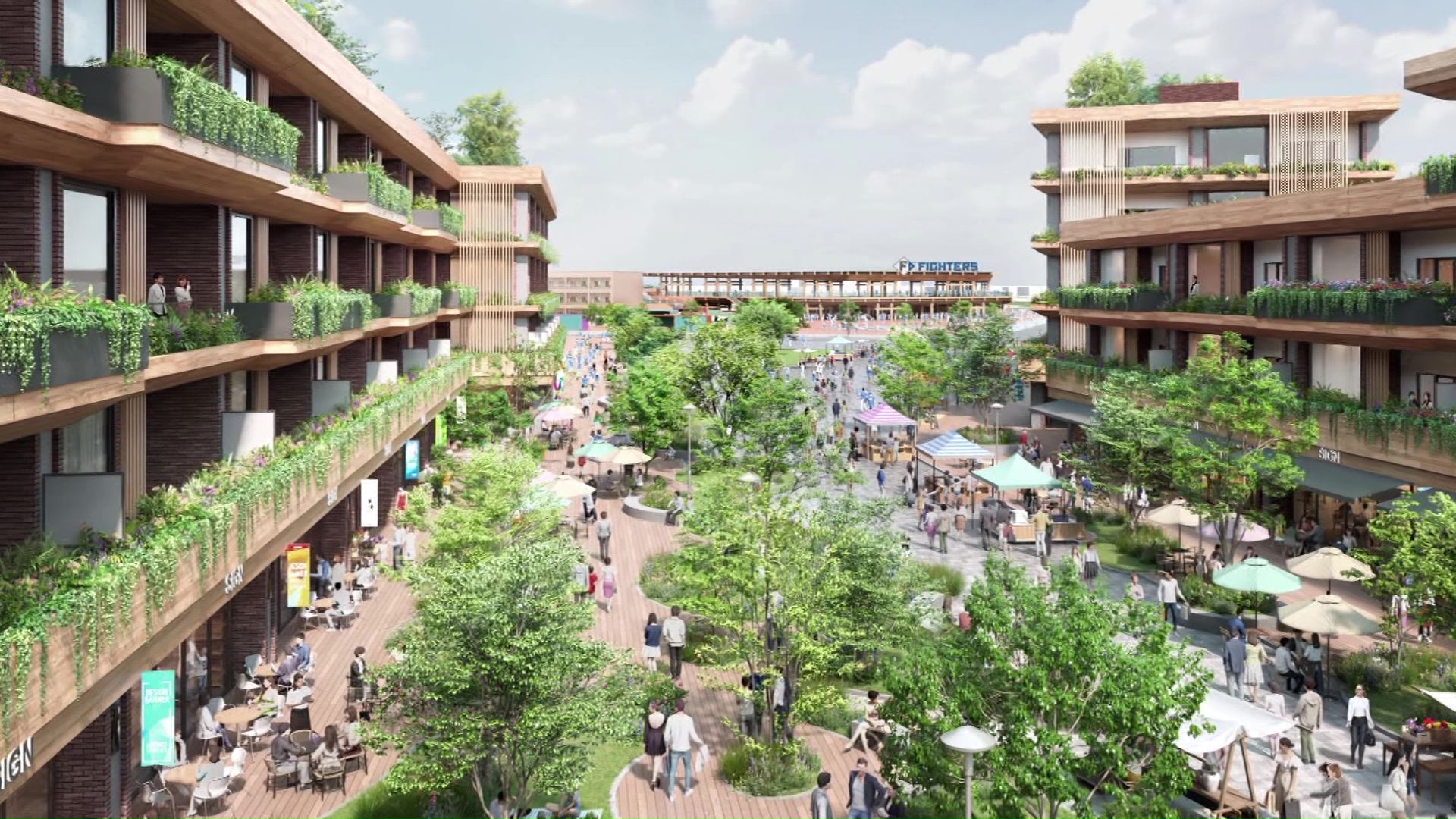 ファイターズ2軍本拠地構想(提供:H.N.F.)