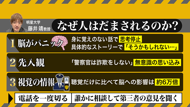 なぜだまされるのか？身を守るポイントは