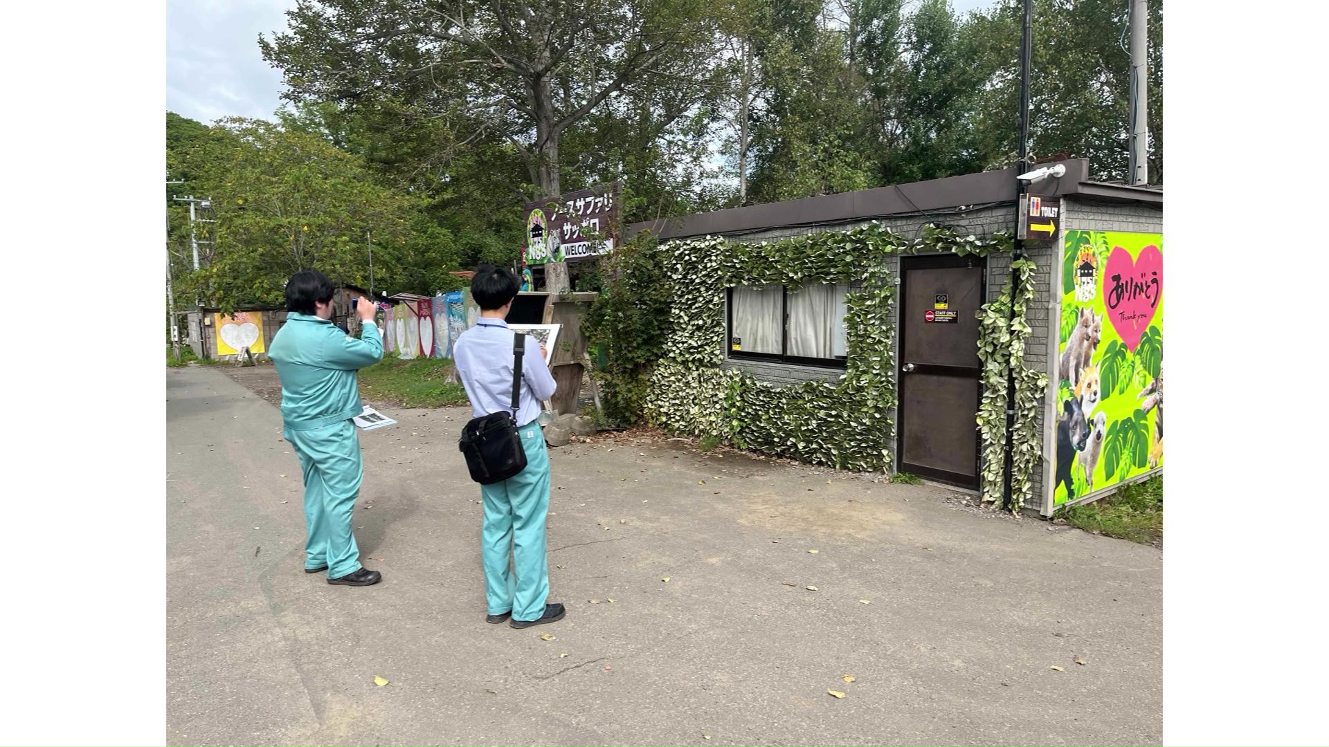 多くの建物は残ったままだった