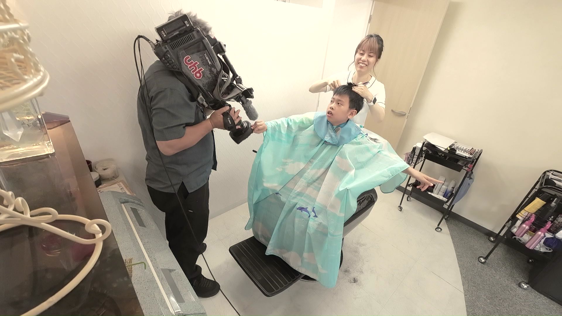 カメラが気になる悠くん