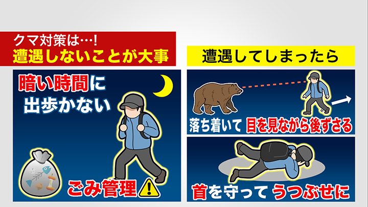 クマ対策として注意すべきポイント