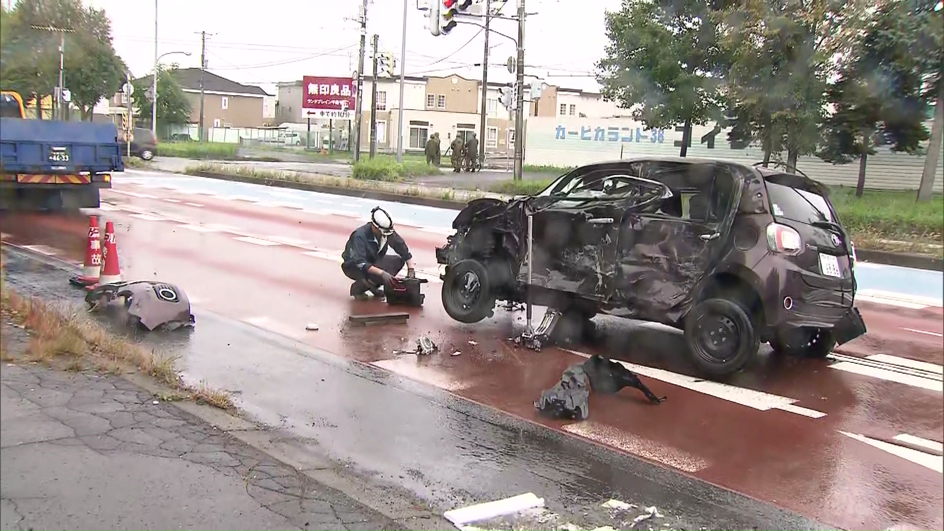 北海道恵庭市で起きた10台がからむひき逃げ事件
