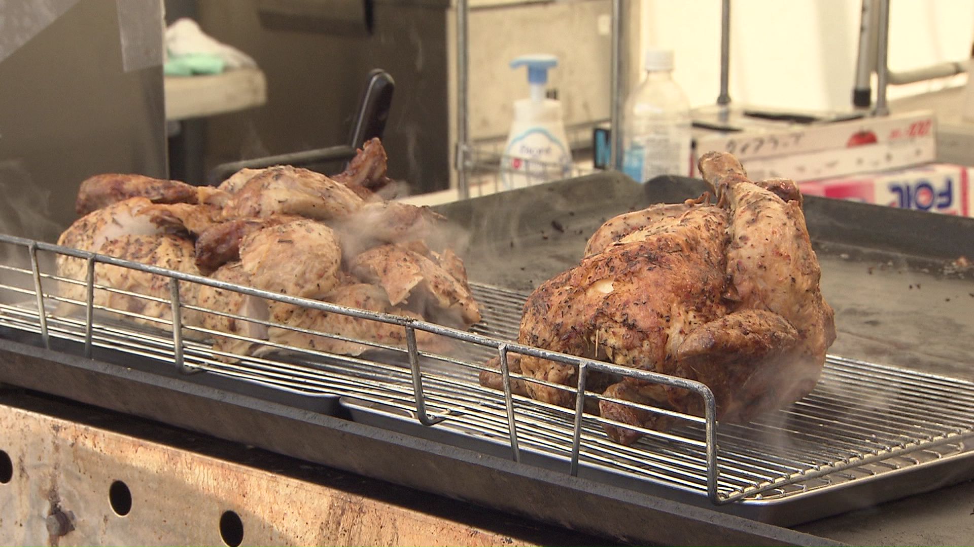 会場ではサウナメシも楽しめる