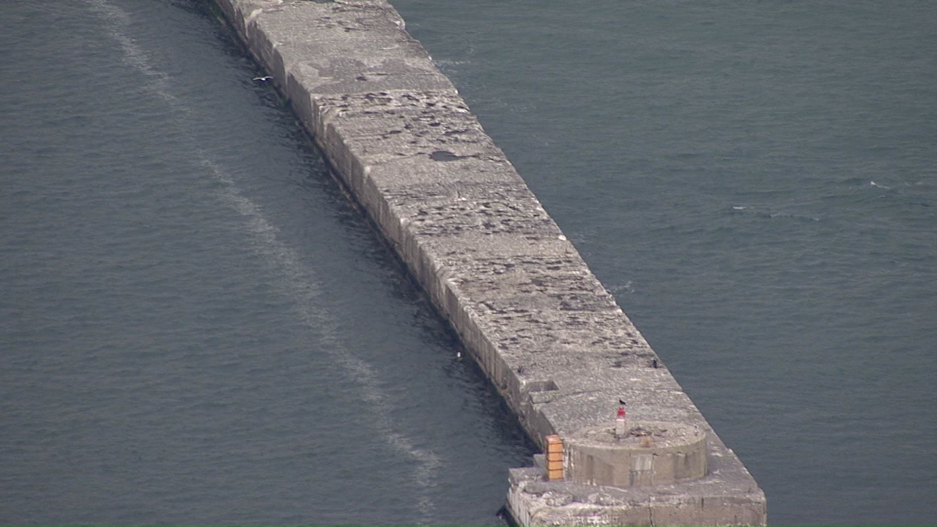 100年以上にわたり小樽の港を守ってきた防波堤