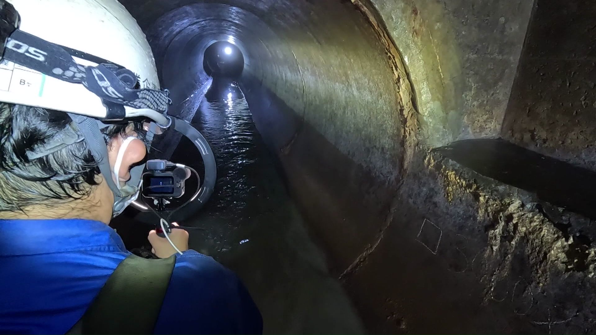 札幌市内の下水道管(今年8月)