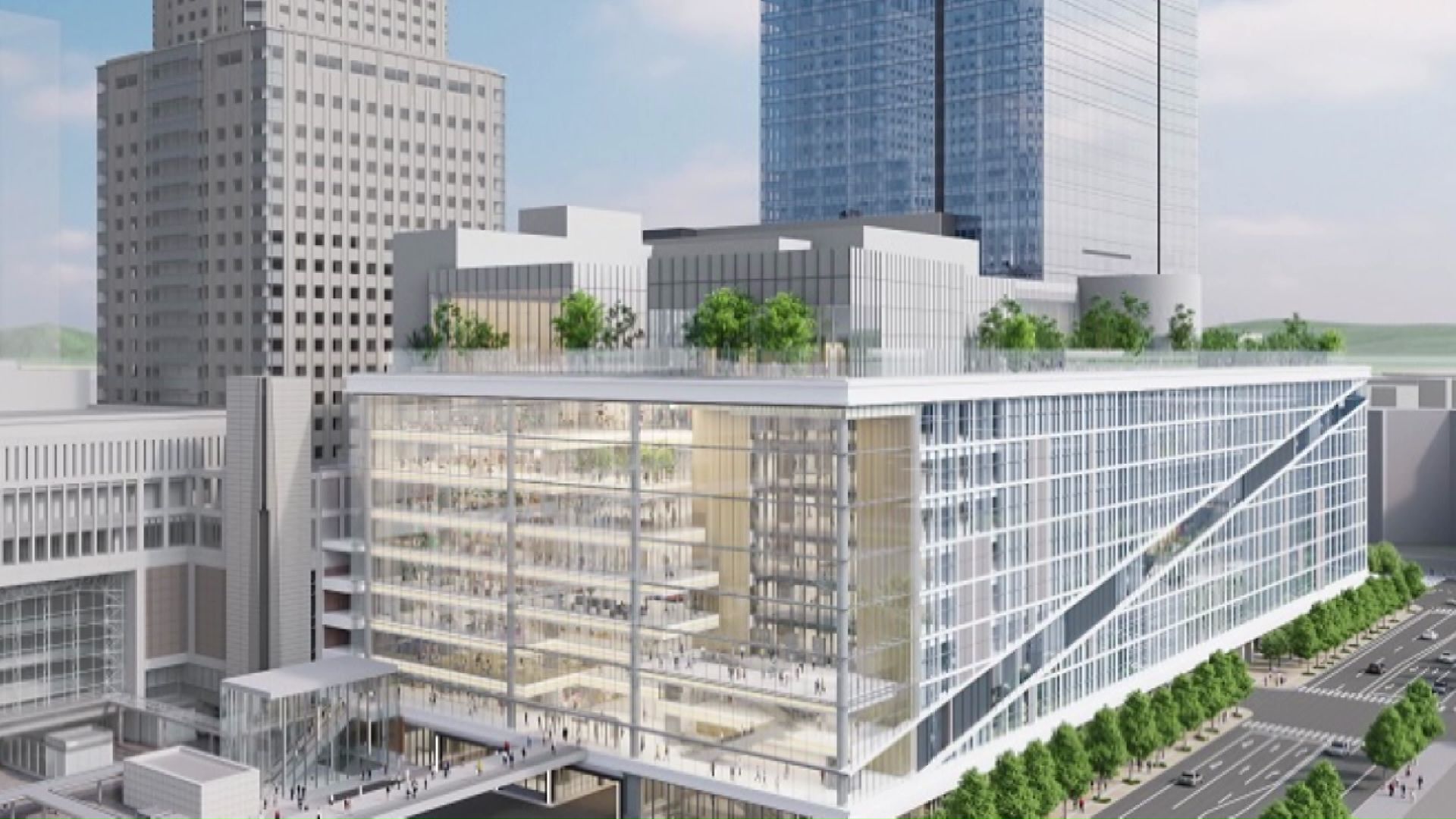 跡地には11階建ての商業施設が建設(提供:準備組合)