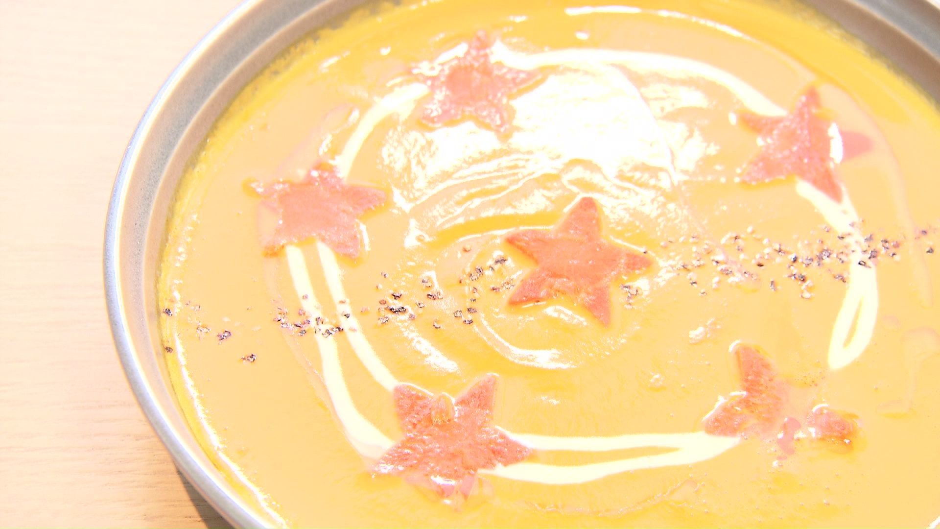 「星の王子さま」をイメージしたポタージュ