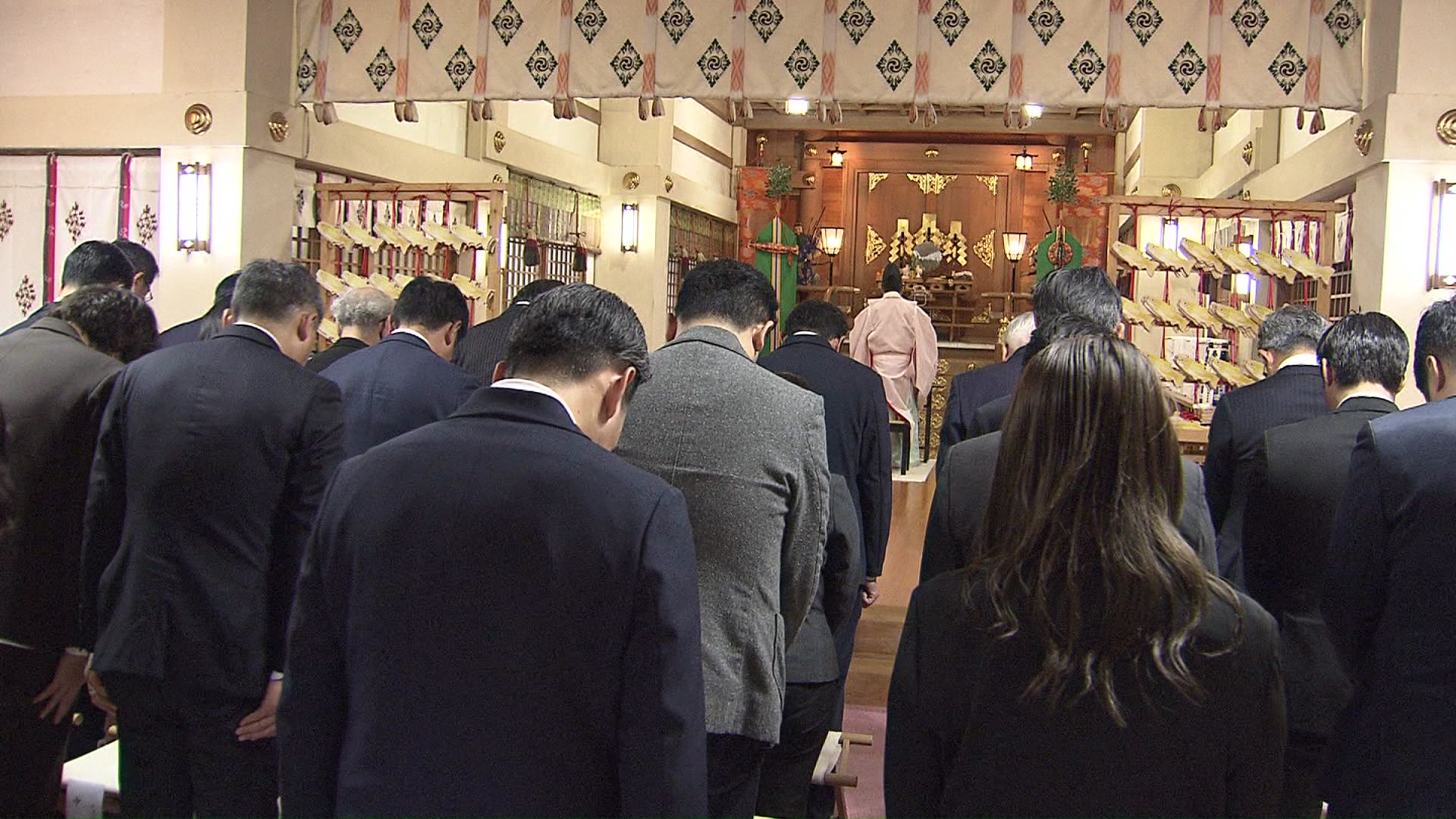 廣島神社での安全祈願祭