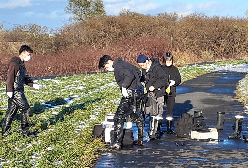 女性が救助された現場