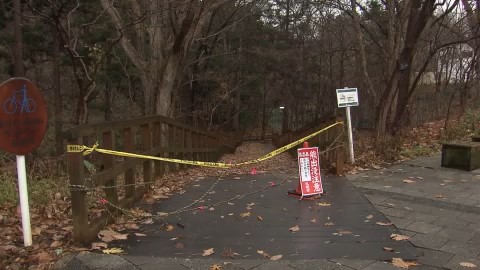 円山公園は一部の道路を除き24日まで閉鎖