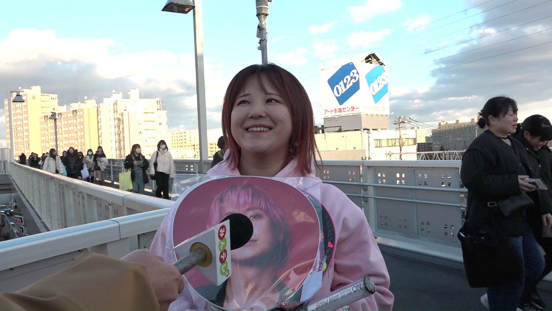 東京から駆けつけた「ひなさん」