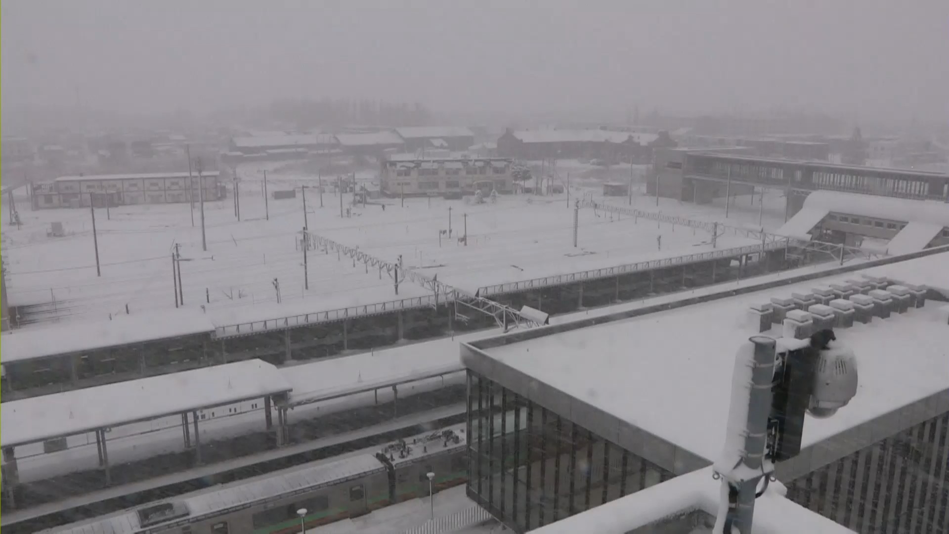 JR岩見沢駅（午前10時ごろ）
