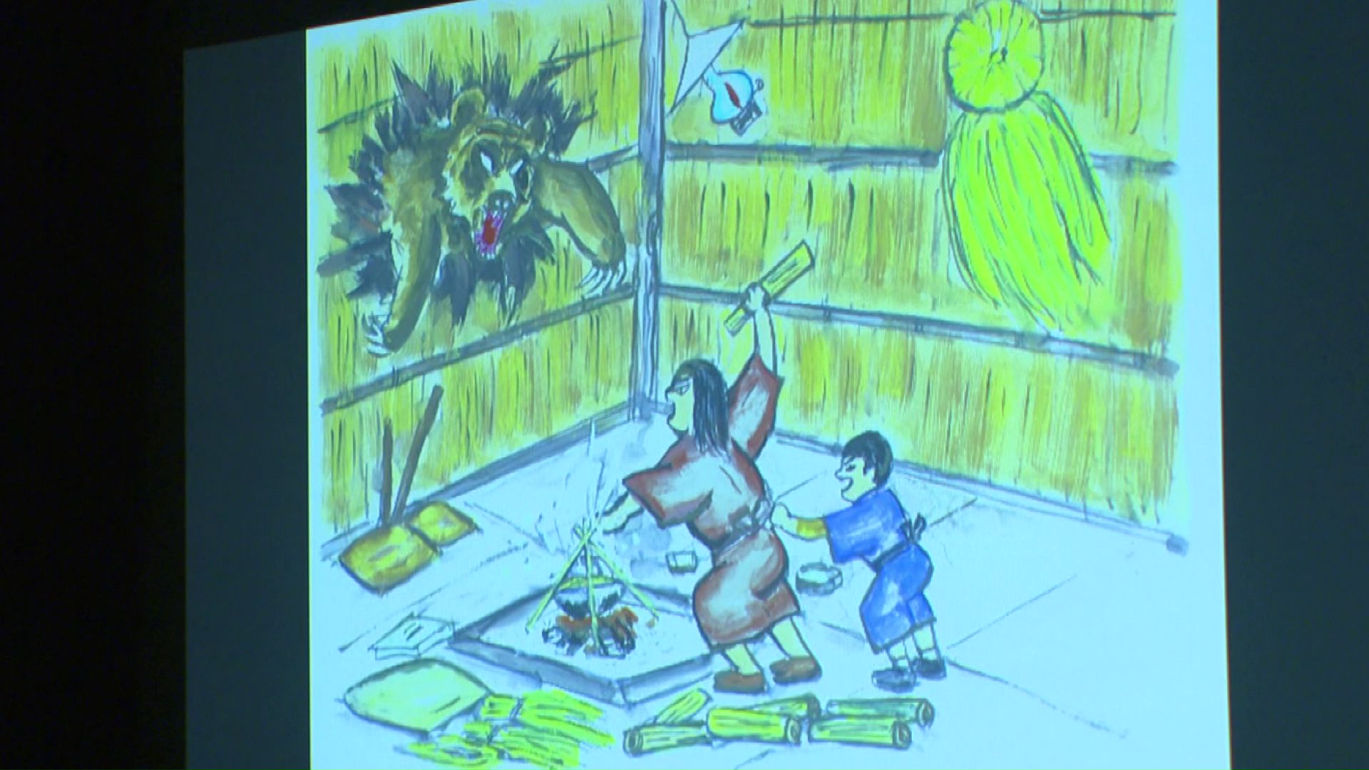 苫前町公民館では「三毛別ヒグマ事件」を語り継ぐ取り組みが進む