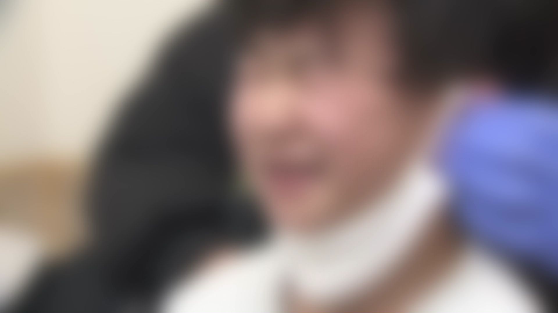 インフルエンザの検査を受ける子ども（イメージ画像）