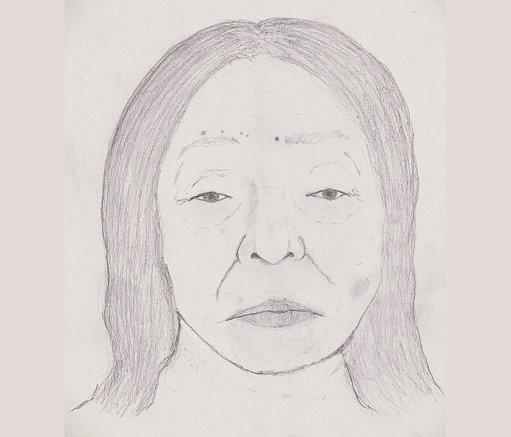 警察が公開した似顔絵(提供:北海道警)