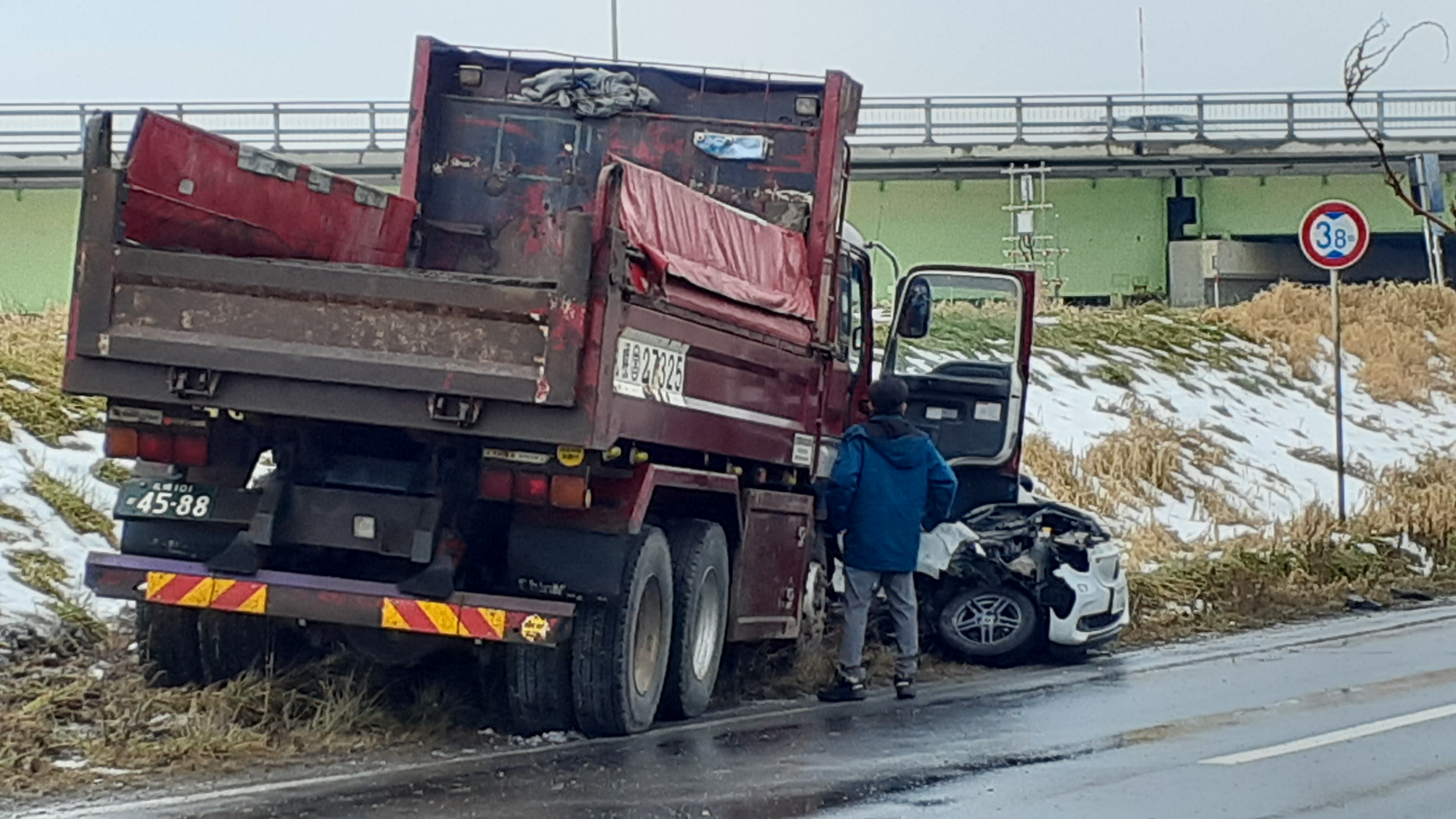 事故があった現場（札幌市東区）