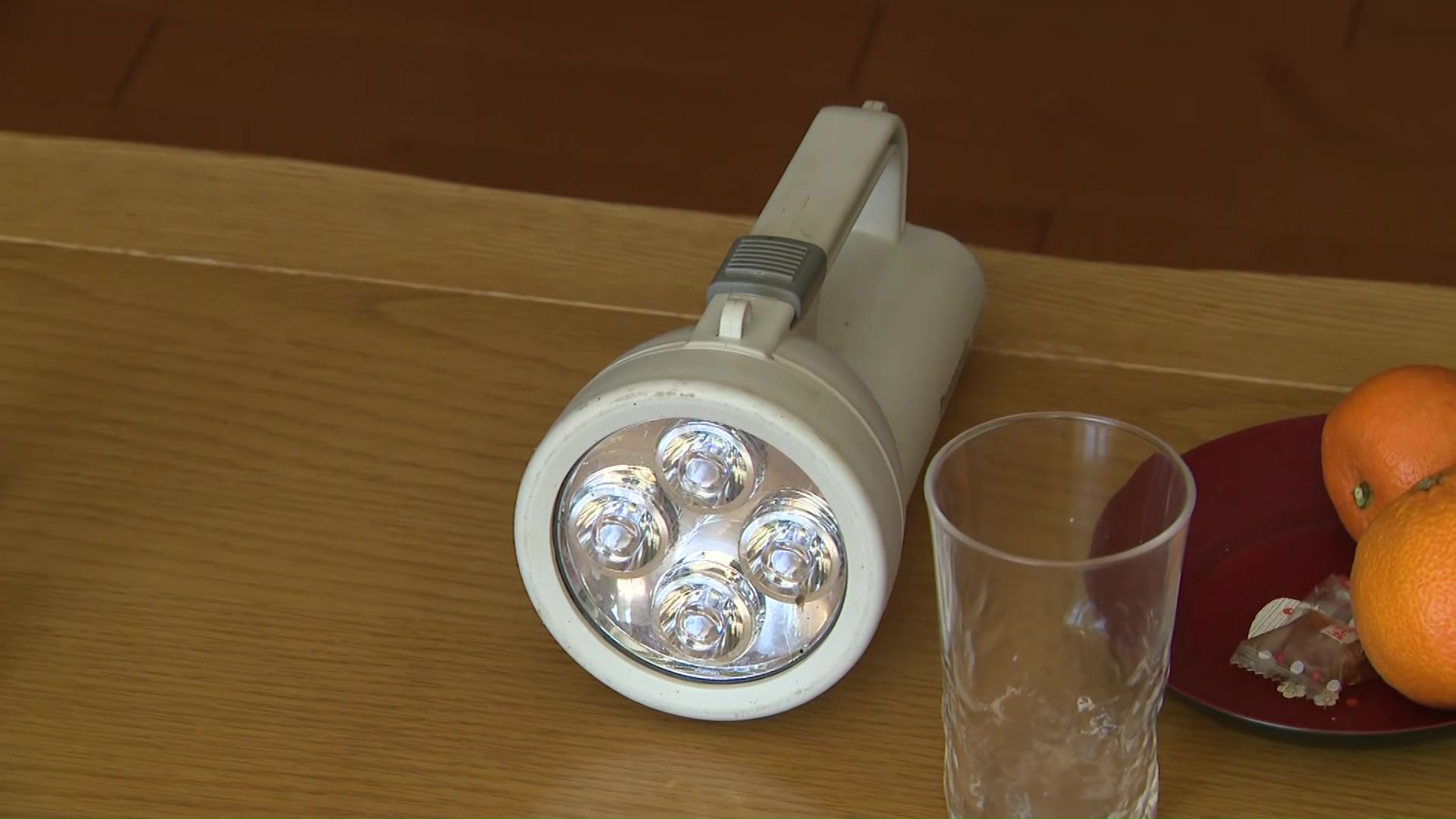 懐中電灯やろうそくも役に立ったという