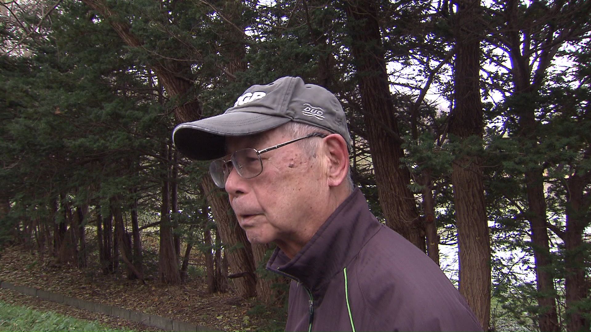 クマの目撃情報に警戒する住民