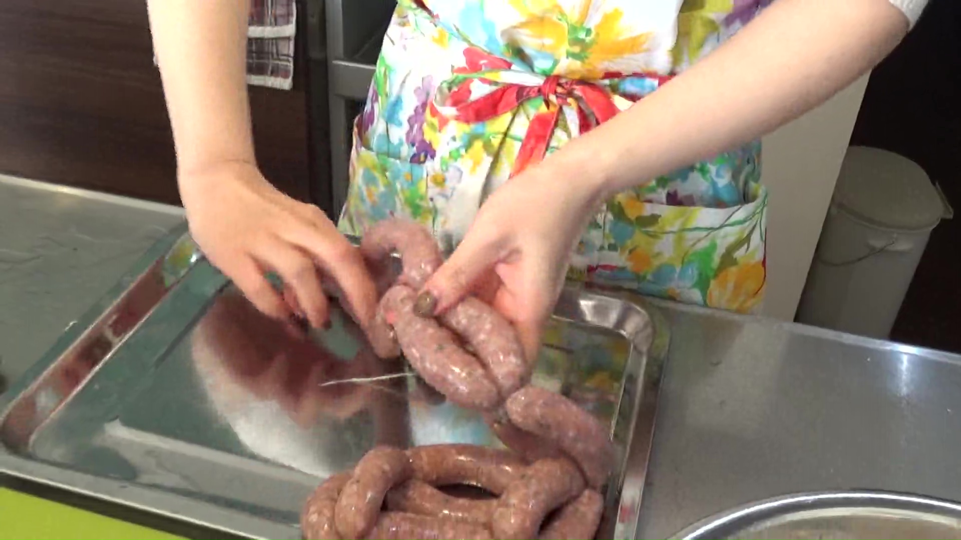 ソーセージも手作り