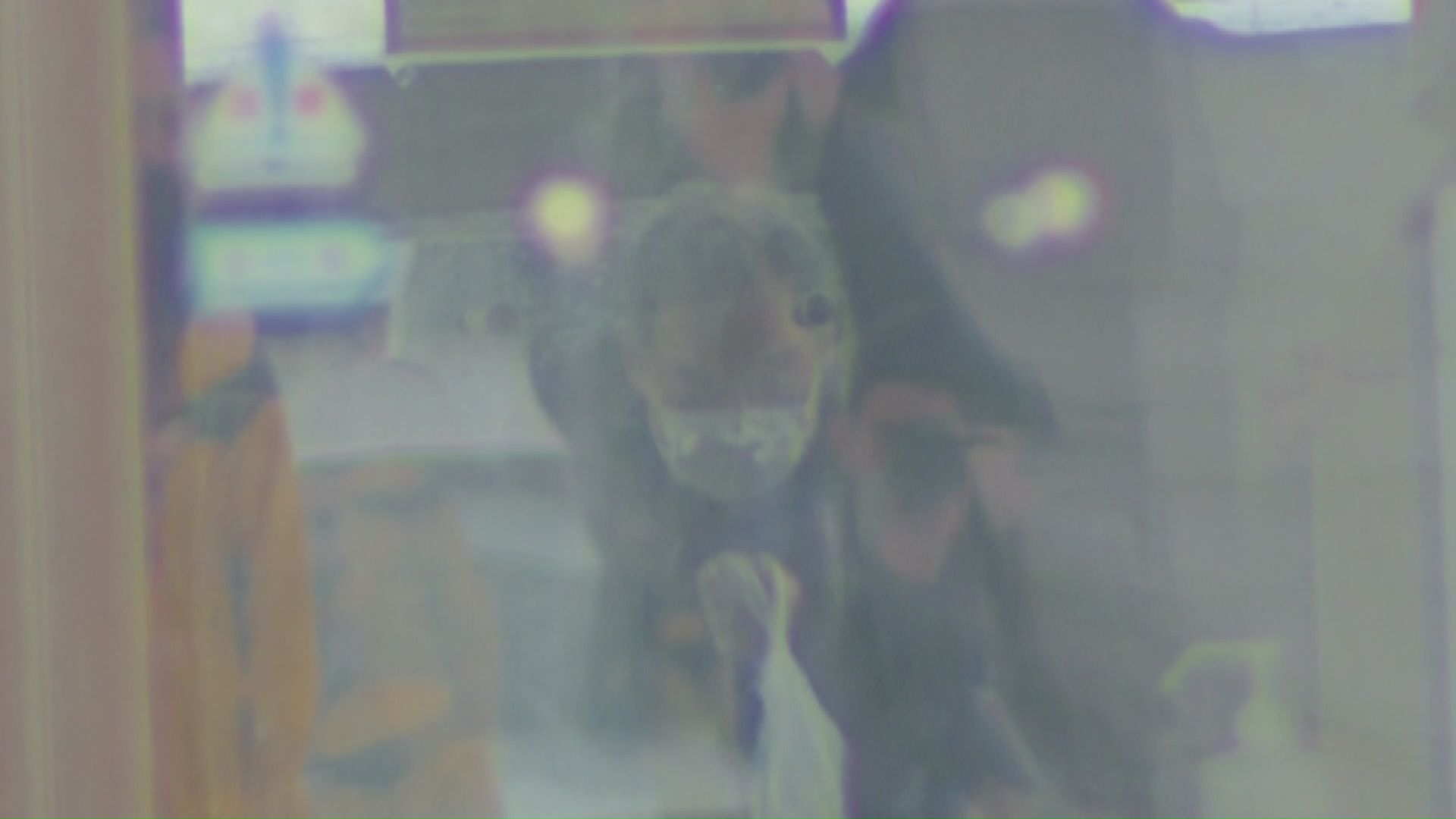 薄いグレーのスーツにマスク姿の桂田精一被告