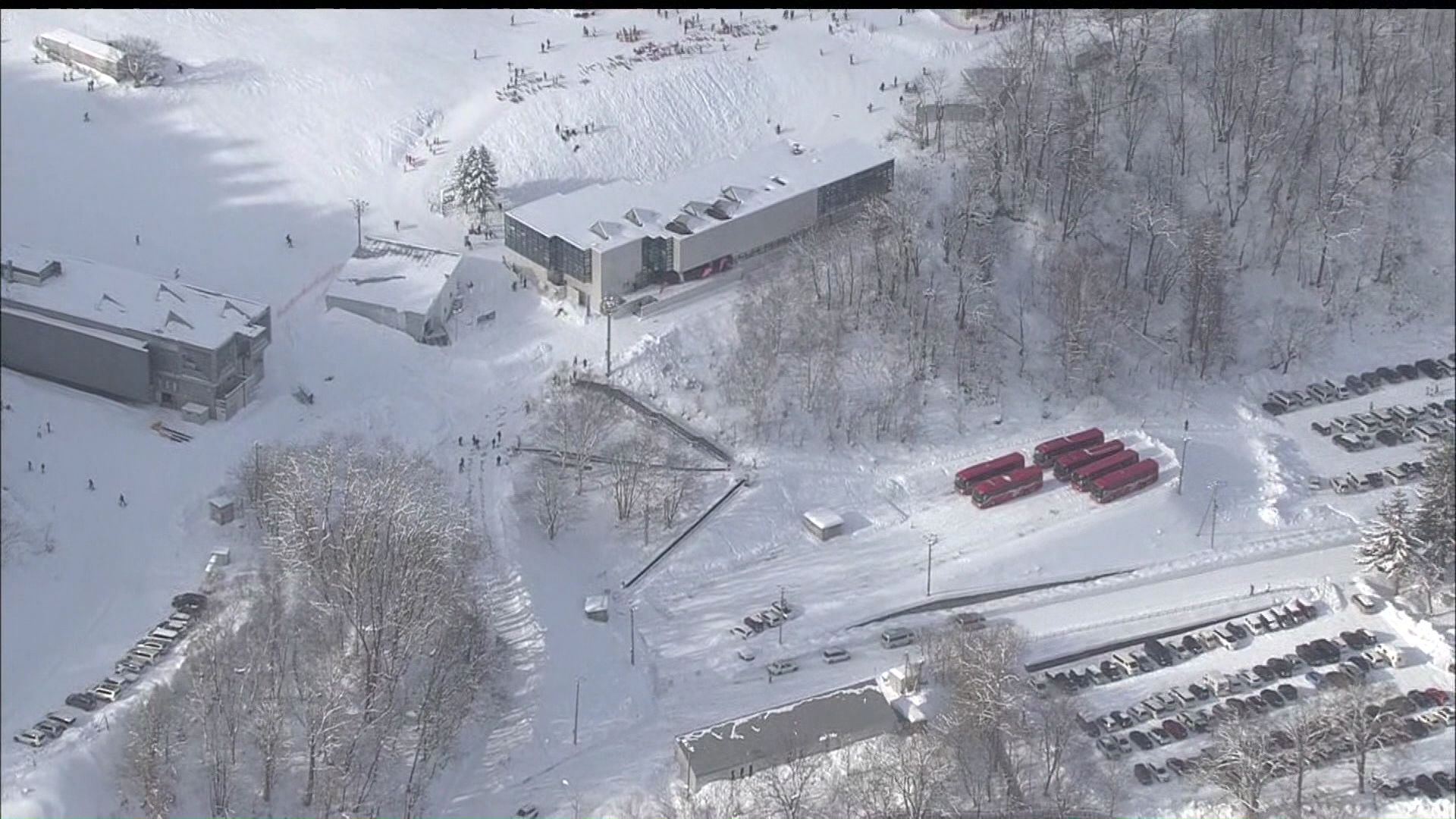 事故があった朝里川温泉スキー場（小樽市）
