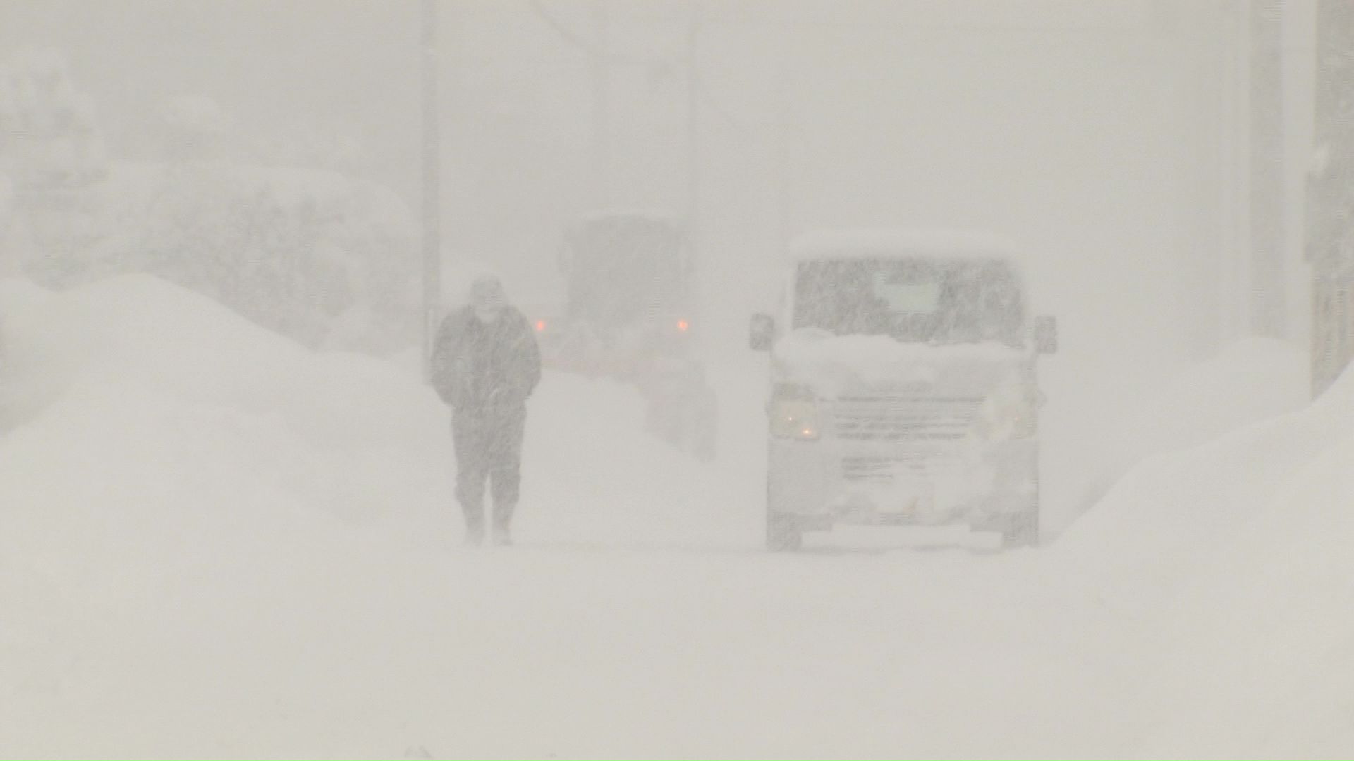 年明けに道内を襲った大雪（資料）