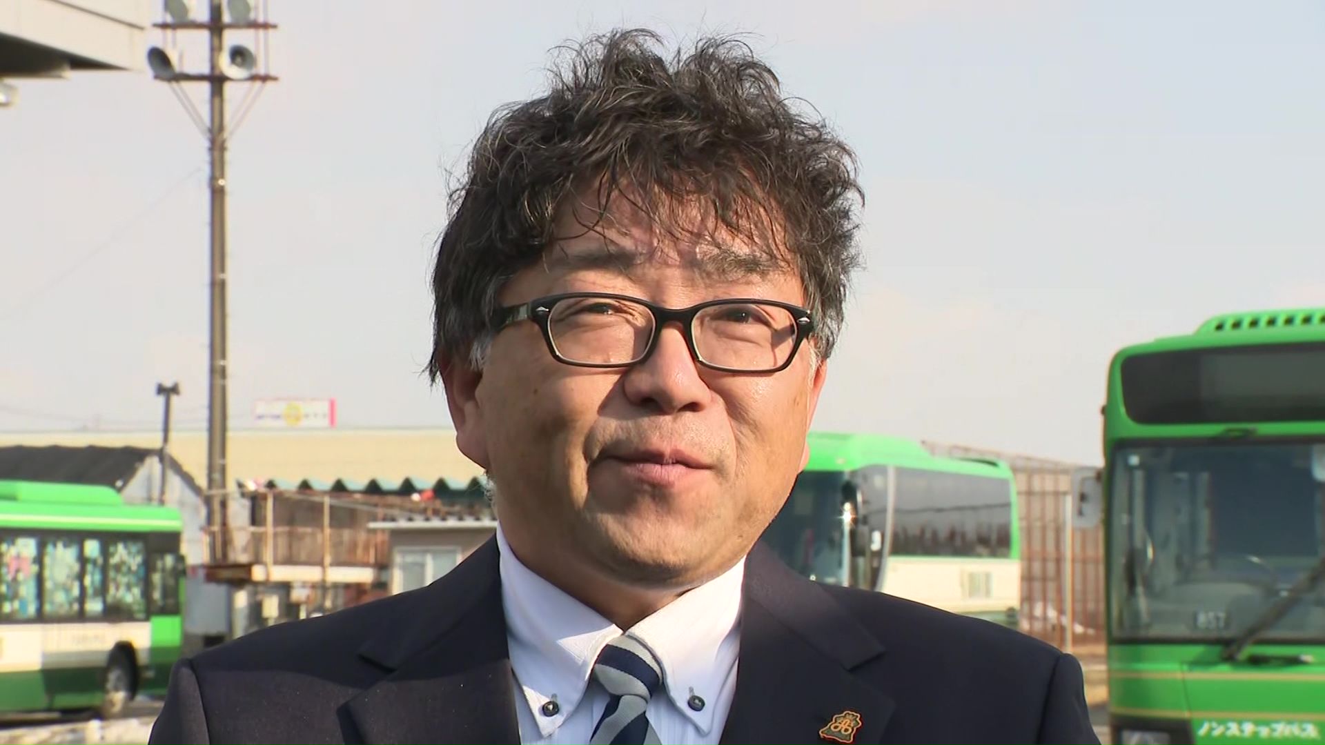 広島県のバス会社で運転手をしている浜田浩明さん