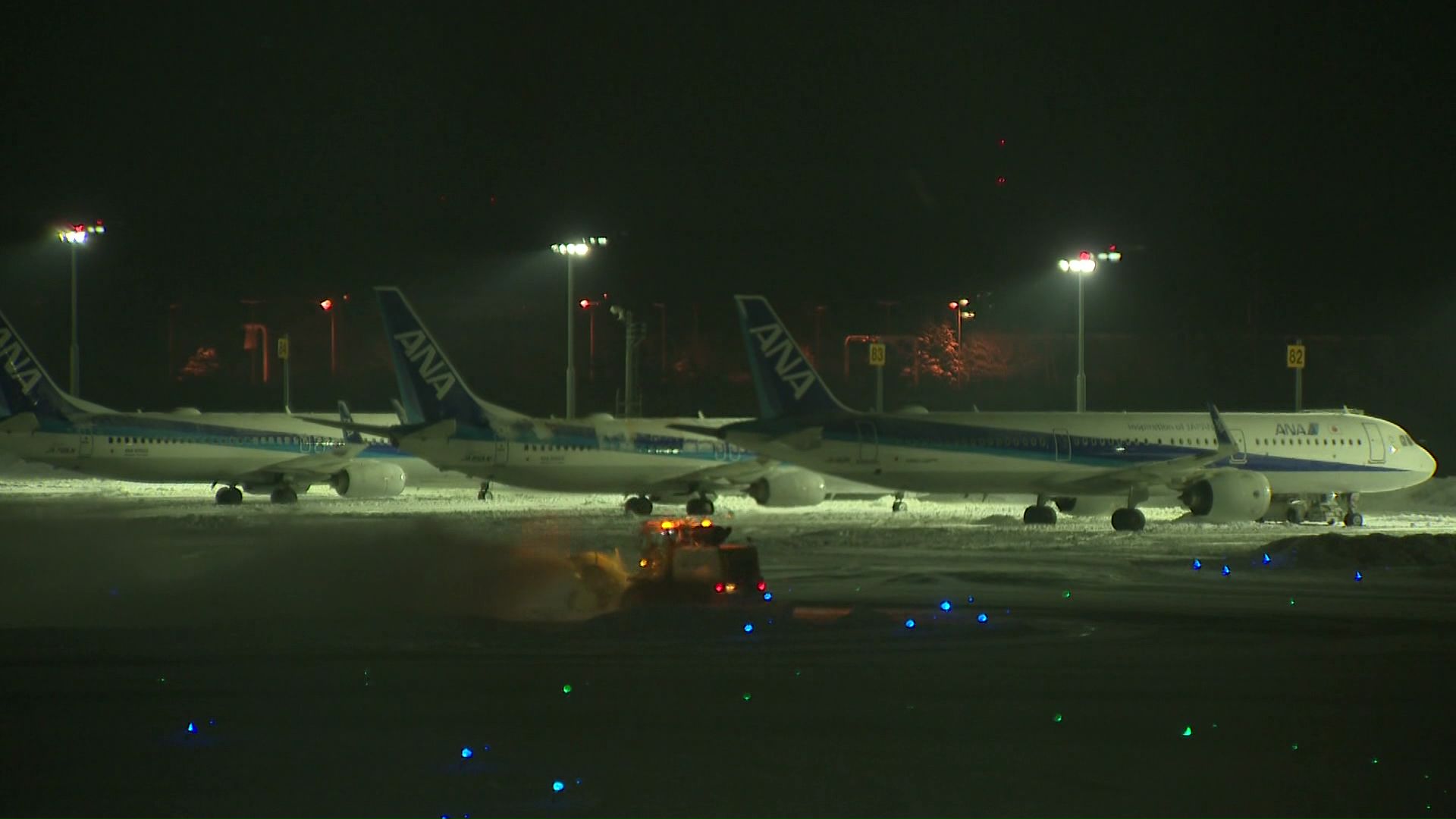 100便以上が欠航した新千歳空港