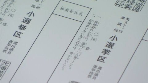 小選挙区と比例代表合わせて882万5000枚の投票用紙を印刷