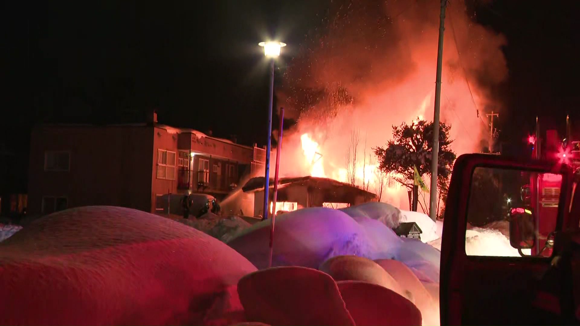 火事があった現場