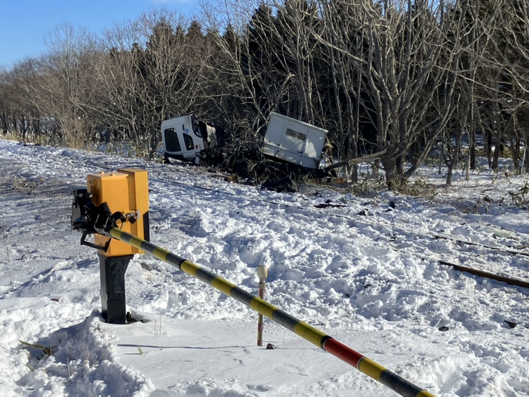 事故があった現場（根室市）