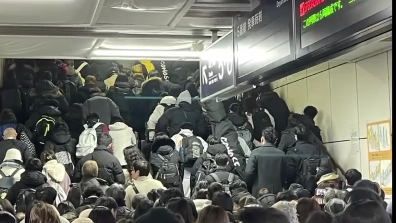 1月27日朝のJR札幌駅の様子(提供:視聴者)