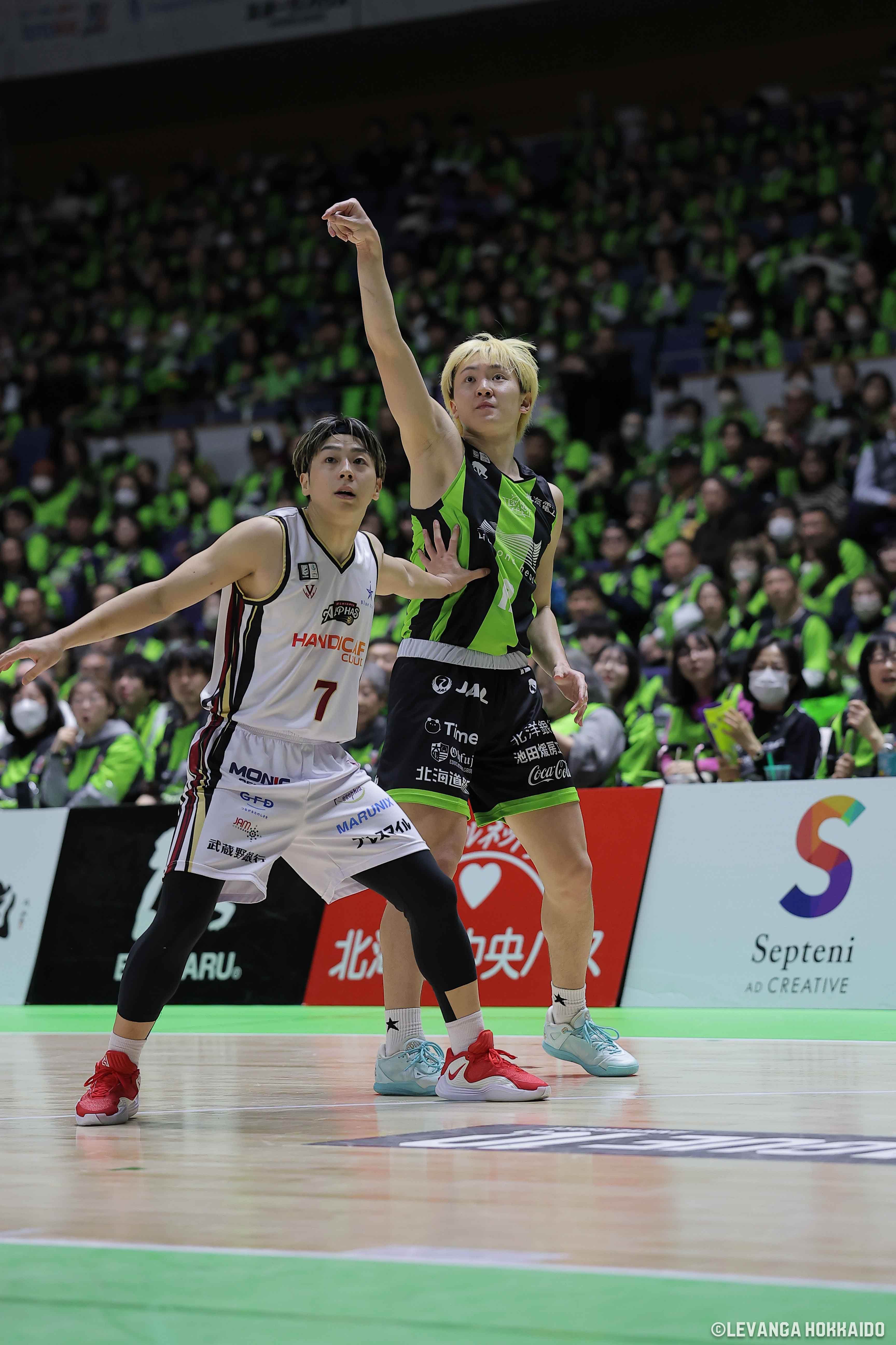 市場脩斗選手　提供レバンガ北海道