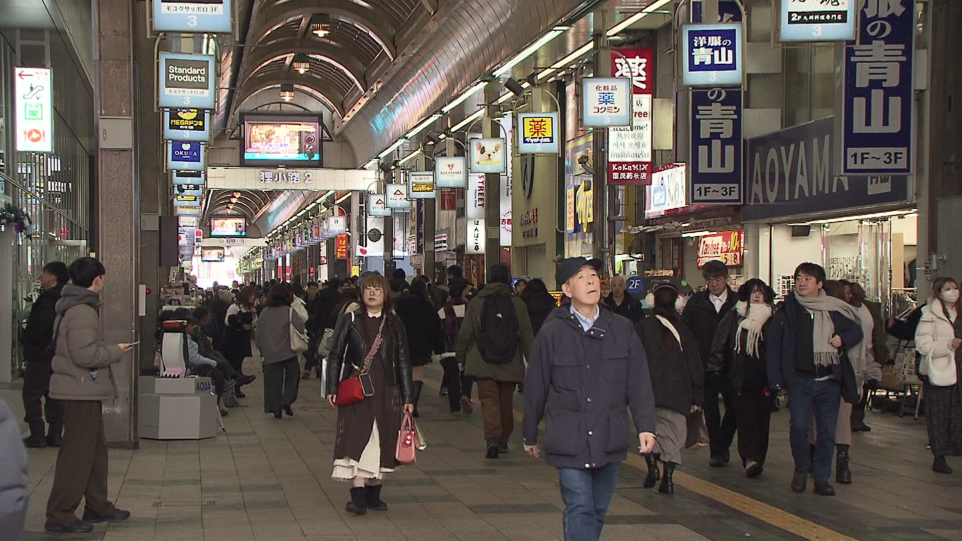 こちらも多くの観光客が訪れる狸小路商店街にも変化が