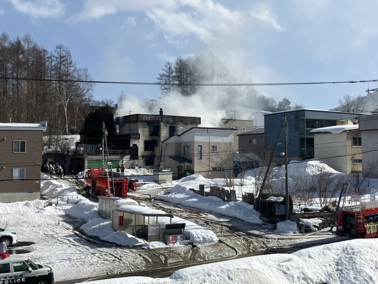 火事があった現場