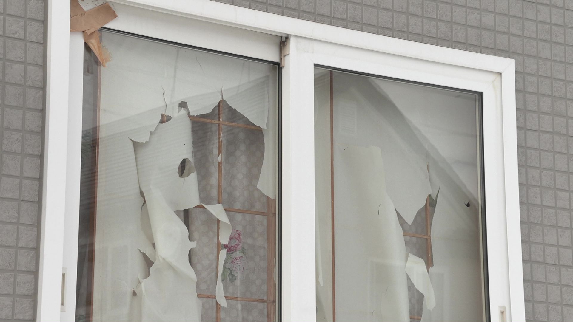 家の被害に加えガス漏れの不安