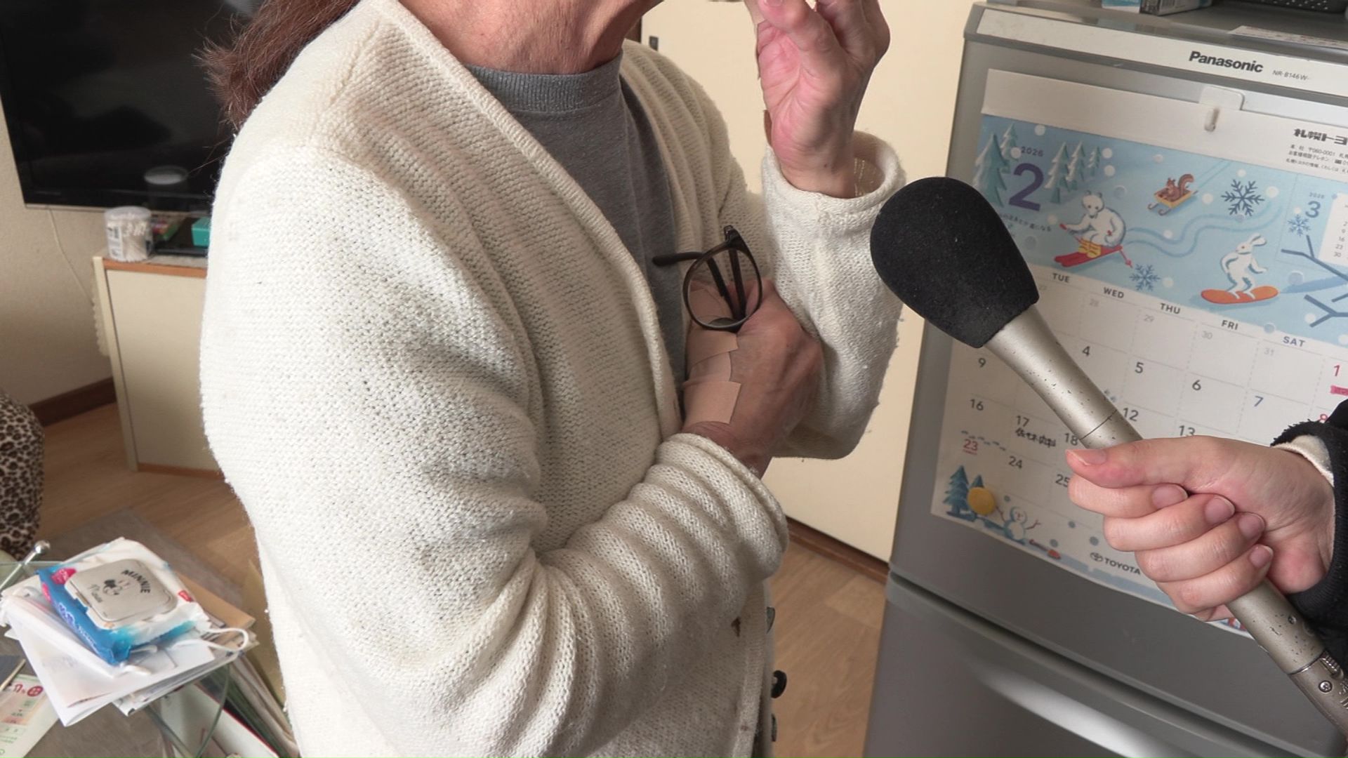 　「外が見えないからストレスがたまる」と被害を受けた住民