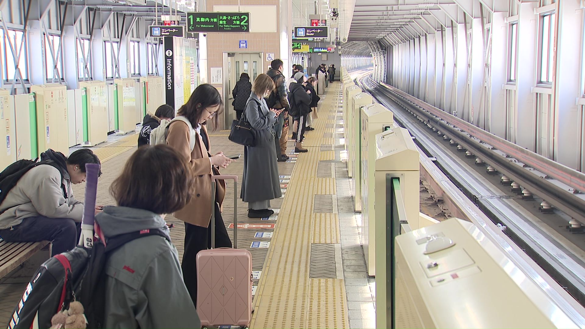 最大12分の遅れが発生