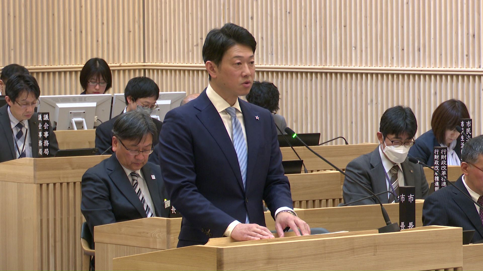 市議会で旭川市の今津市長がコメント