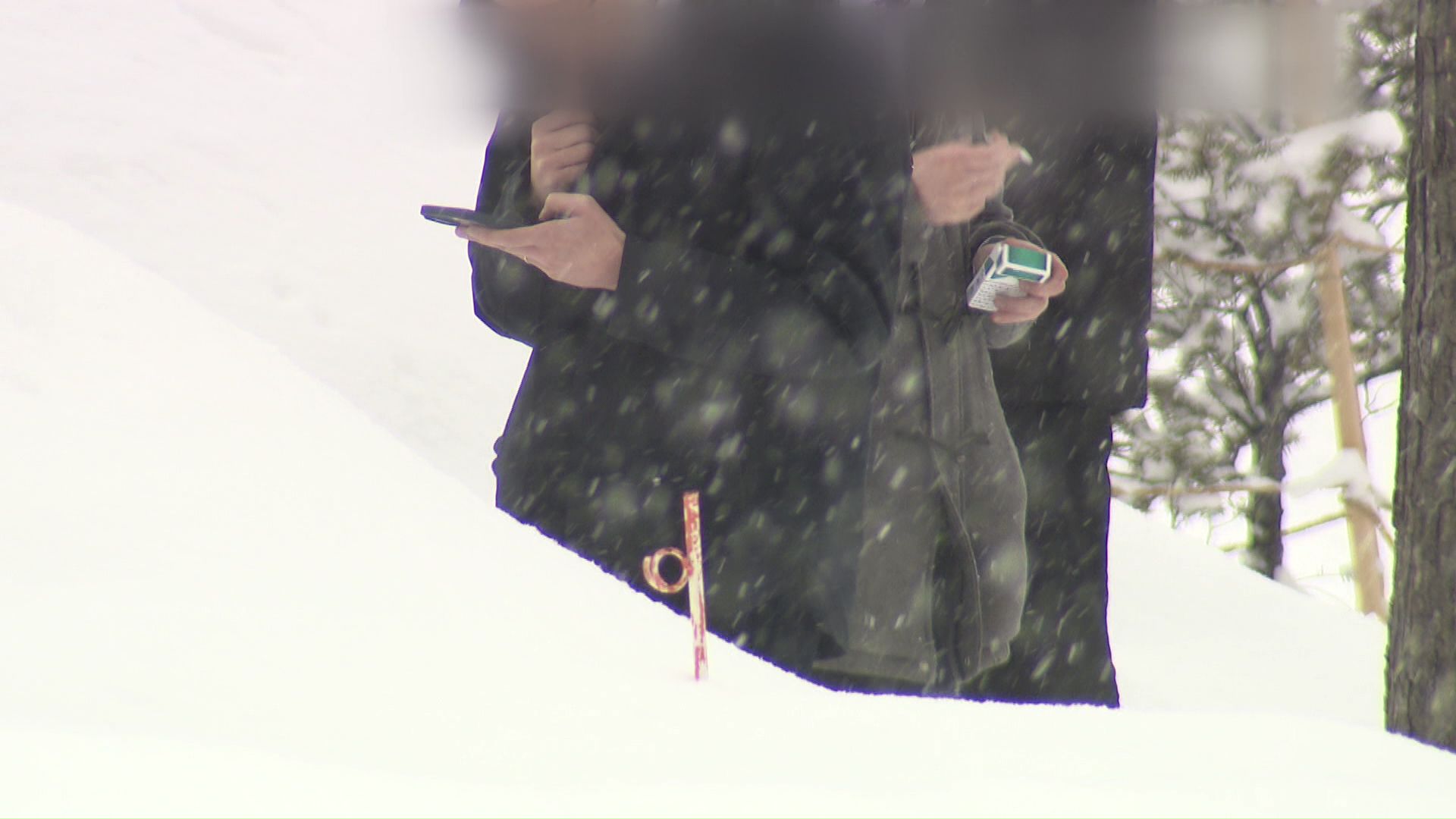 大通公園に路上喫煙者が続々と集まる