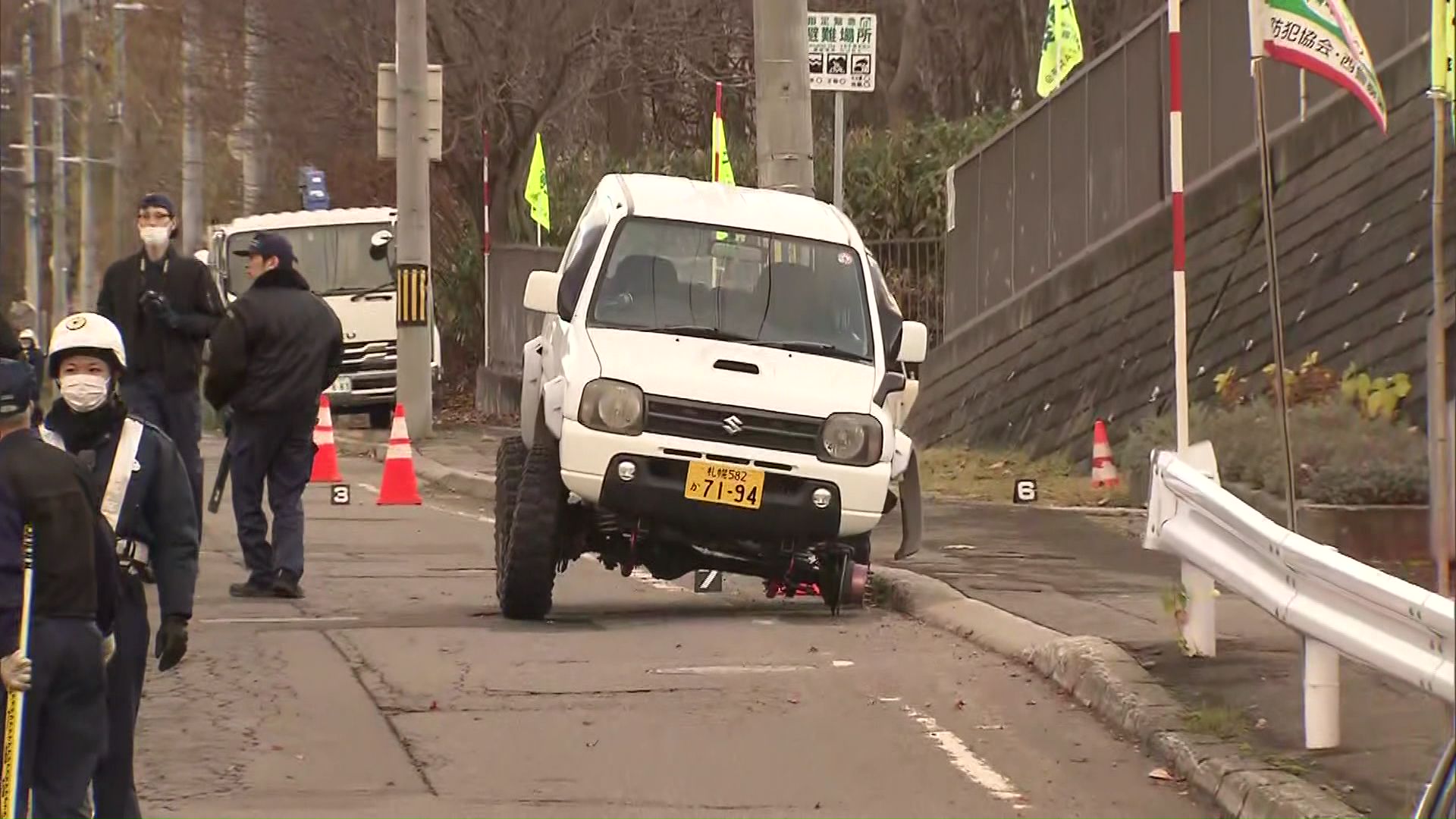 当時の事故現場の様子